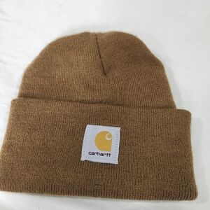 Carhartt A18 Watch Hat Beanie – Brown Acrylic Knit – One Size Unisex